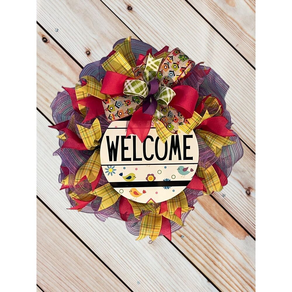 Spring Door Wreath